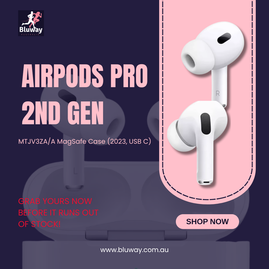 This is an image of Airpods Pro 2nd Gen MTJV3ZA/A MagSafe Case (2023, USB C)