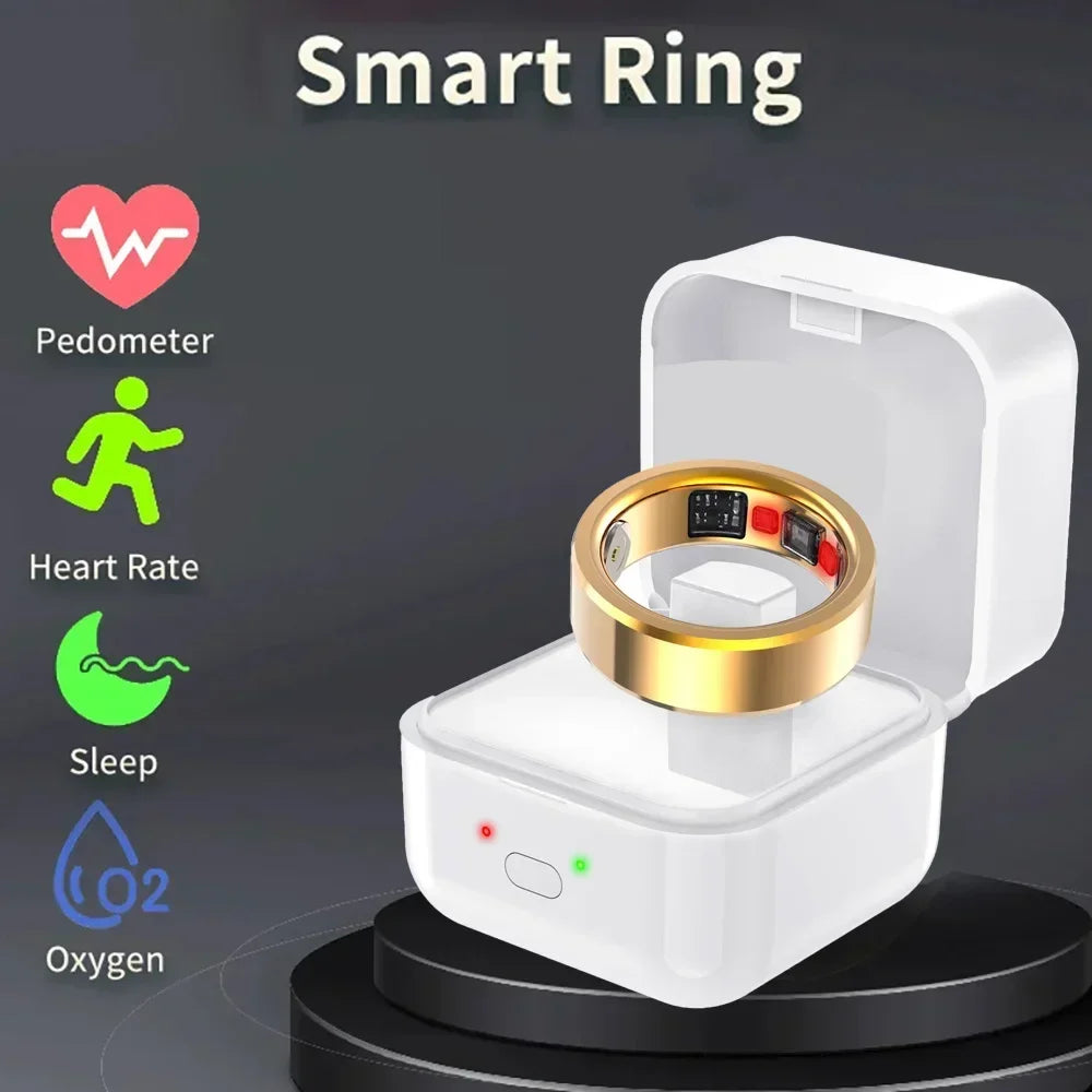 Explore the Discover the Health and Smart Fashion Rings, a stylish health tracker for men and women. Monitor heart rate, blood oxygen, and body temperature with this advanced smart ring. Shop now for a fashionable and functional health monitoring solution!, designed for both men and women. Monitor heart rate, blood oxygen levels, and body temperature with this stylish and advanced health tracker. Shop now for the perfect blend of fashion and function!