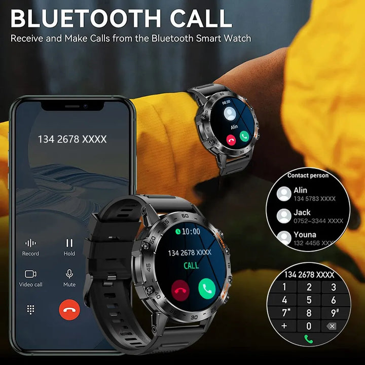 MELANDA K52 Smart Watch. This feature-packed smartwatch empowers you to track your health, stay connected, and manage your daily tasks with ease.