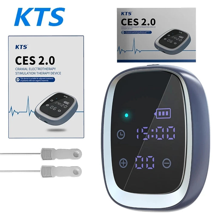 KTS Sleep Aid Equipment for CES stimulation therapy in hand-held design