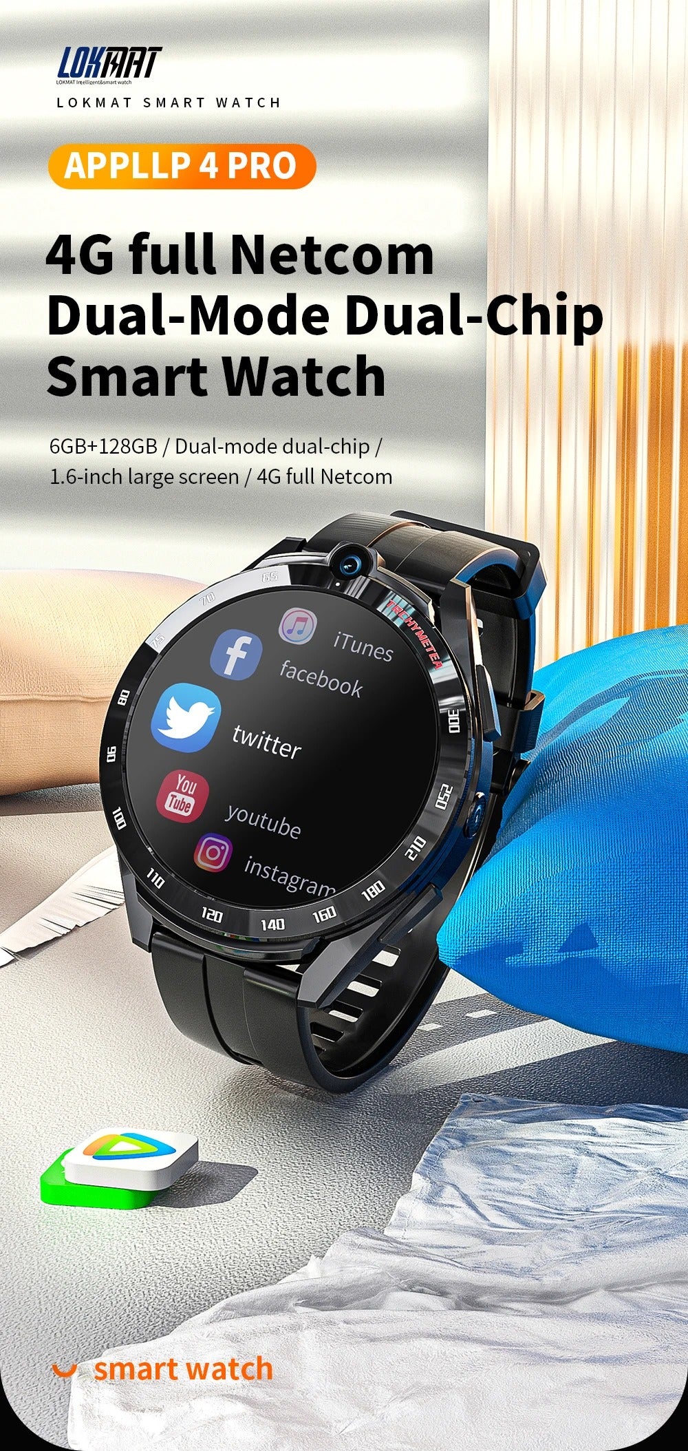 image of LOKMAT APPLLP 4 PRO Smart Watch