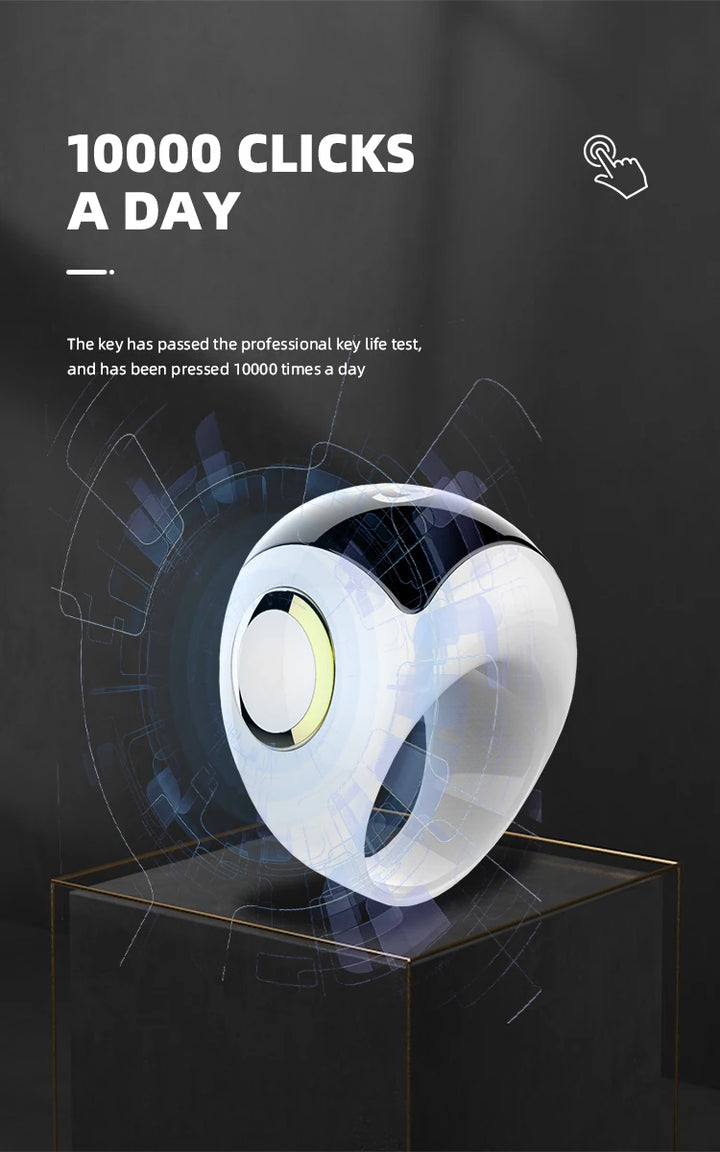 Explore the Equantu QB709 Bluetooth Prayer Counter Smart  Ring , featuring waterproof zinc alloy construction and advanced Bluetooth connectivity. Perfect for reliable and convenient prayer counting.