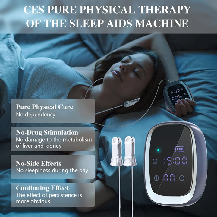 KTS Sleep Aid Equipment for CES stimulation therapy in hand-held design