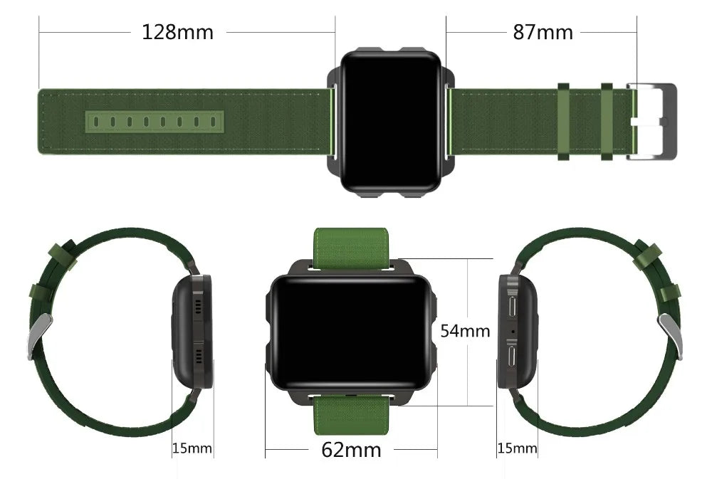 image of New Heavy Duty Smart Watch DM99 with Camera