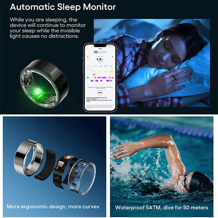 R8  High-quality Smart Ring Health Heart Rate Monitor Ring Sport Tracker Ultrahuman Sleep Monitor Fitness Anillo Inteligente