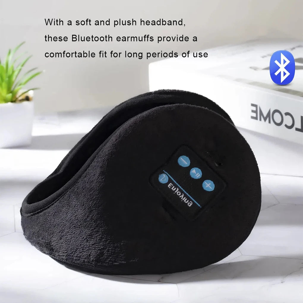 Wireless Headband Headphones Muffs Earphone Warmer Earmuffs Bluetooth Ear Warmer Music Men Women Winter Thick Casual Cap