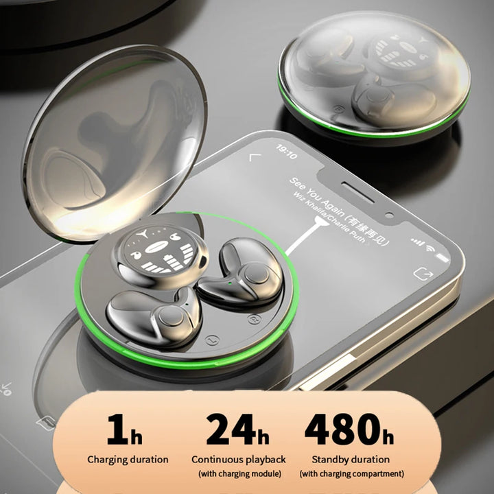 Mini Sleep Bluetooth Invisible Earphones 5.3 