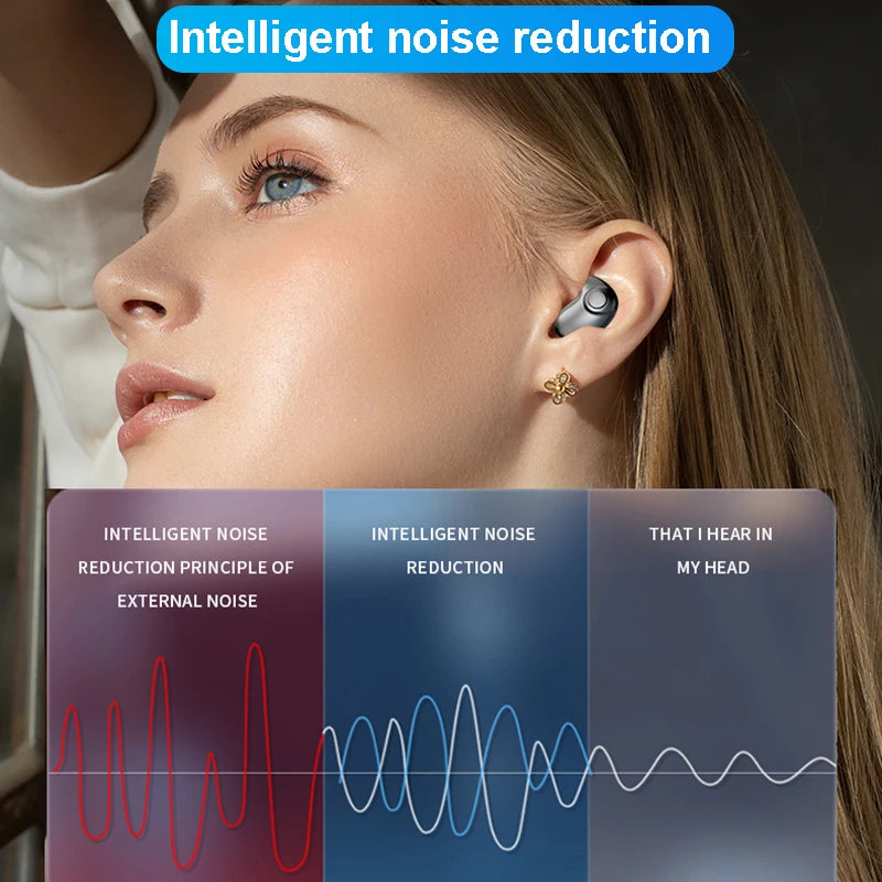 Mini Sleep Bluetooth Invisible Earphones 5.3 