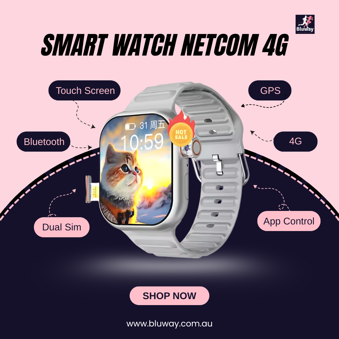 This is an image of Smart Watch for men Netcom 4G Card support tiktok Watch HD Screen Camera montre intelligente B29 with SIM Card